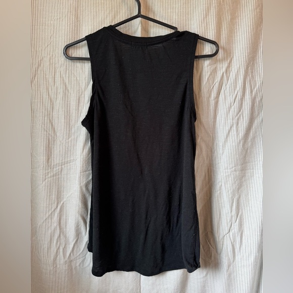 Wet Seal Blue Graphic Sleeveless Tank Top - Picture 4 of 5